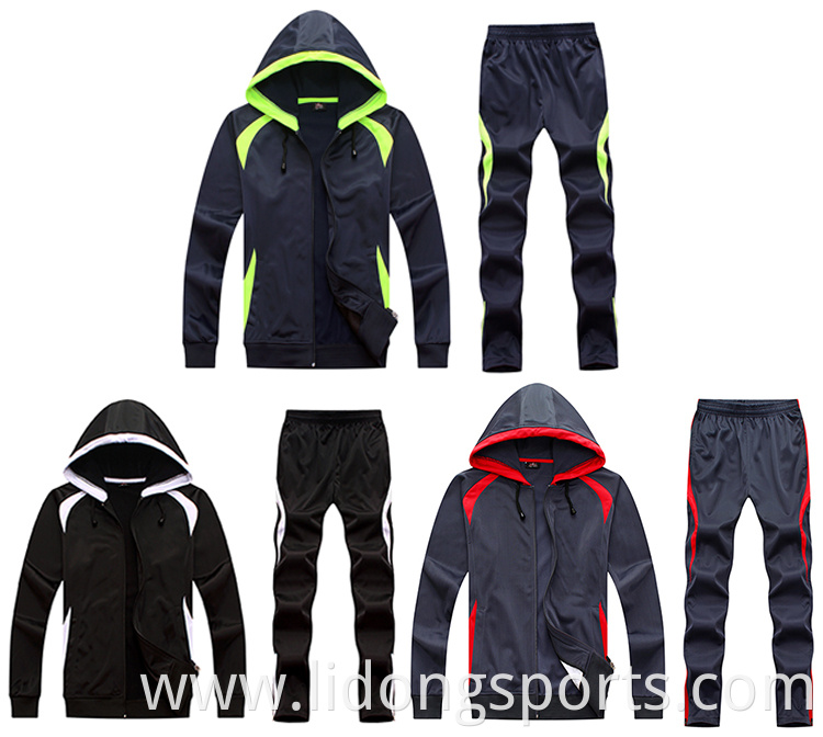 Lidong Sport Track Suit For Kids Men Latest Design Plain Tracksuit Ropa Deportiva Hombre